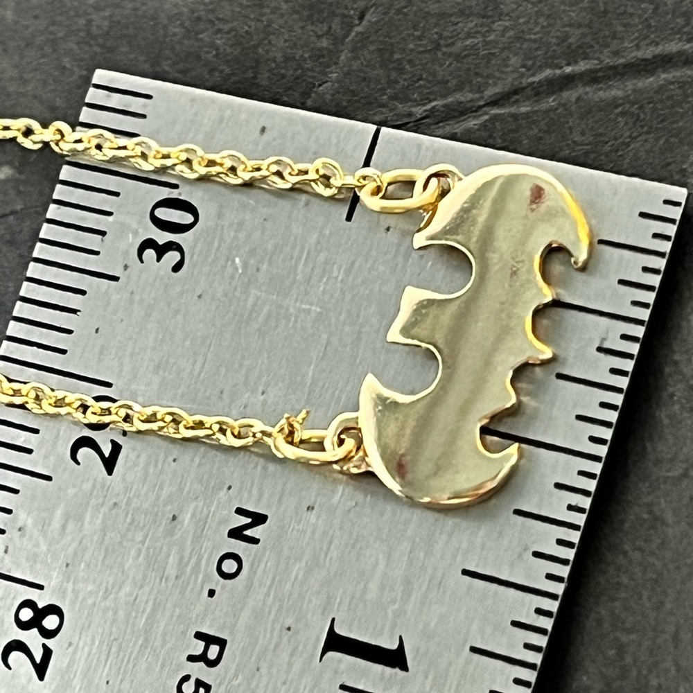 Batman Gold Chain Necklace, 18”